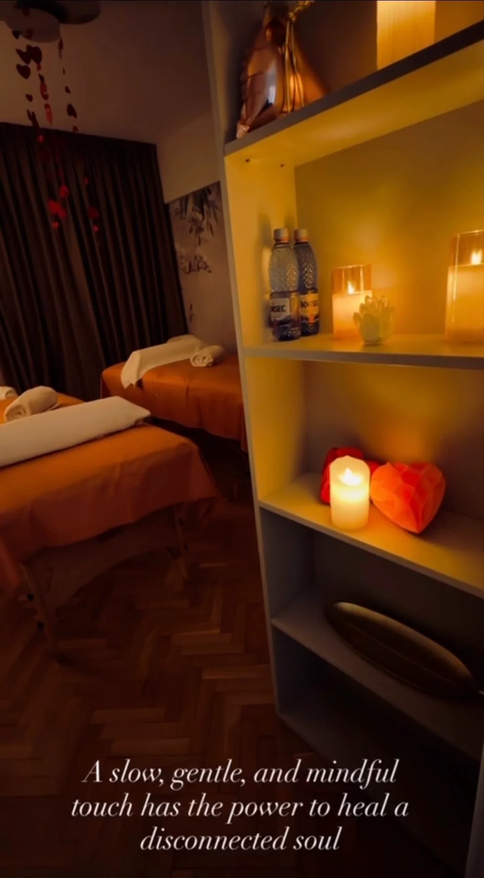 Cameră de tratament la lumânare